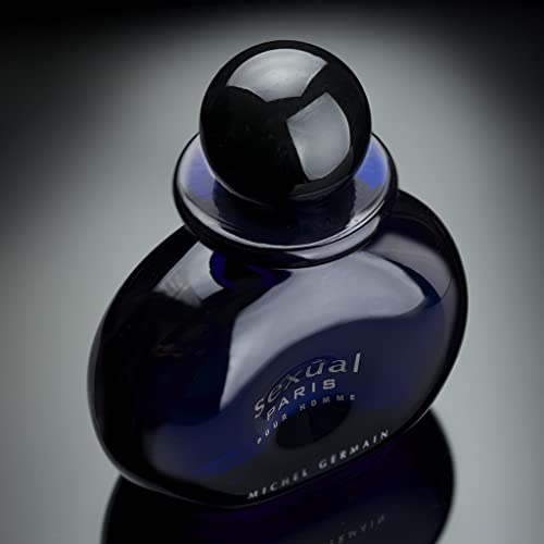 Michel Germain Sexual Paris Pour Homme Eau de Toilette Spray Cologne, Top Notes of Cardamom, Sage, Patchouli, Sandalwood, Warm & Tempting Gift for Men, 75 ml