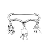 TGBJE Realtor Gift Real Estate Agent Brooch Gift Realtor Brooches Being Jewelry (house brooch)