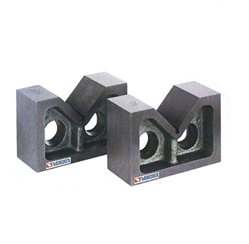 Coppia di prismi a V 50 x 27 x 32 mm V-90° V-25 x 12,5 mm