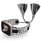 j'adore parfum dupe [Wie wir dieses Armband herstellen]: Exquisite Verarbeitung, aus Polyester, eine Art von Material, das geschmeidig ist, Baumwolle schrägen Druck, Schiebe-Knoten-Verschluss mit Quasten, kann nach dem Handgelenk eingestellt werden, passt 5,1 