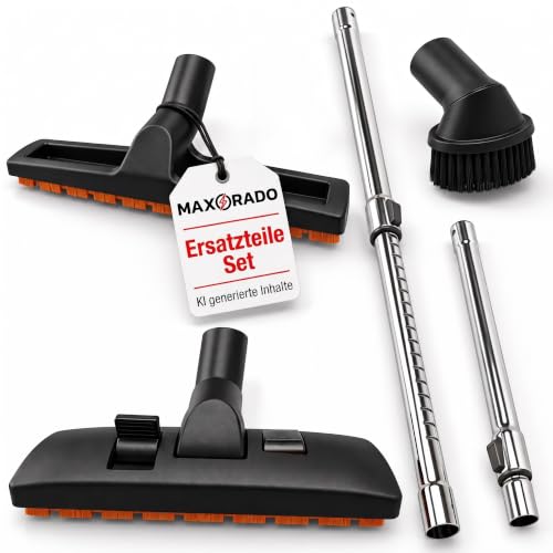 Maxorado Ersatzteile Set passend für Makita VC2000L VC2010L VC2511L VC2512L VC3011L VC3012L VC3511L VC4210M Rohr Bodendüse Parkettdüse Düse Bürste Zubehör Staubsauger