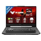 ASUS TUF A15, AMD Ryzen 7 170, RTX 3050-4GB, 16GB RAM (Upgradeable), 512GB SSD, FHD, 15.6"(39.6 cm),Windows 11 Home,Graphite Black, 2.3 Kg, FA506NCQ-HN006W, Gaming Laptop