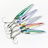 OCEAN CAT Multicolor Saltwater Fishing Jigs, Flat Fall Jigging Lures, Sinking Jig, Lead Metal Jig Baits with J Hook