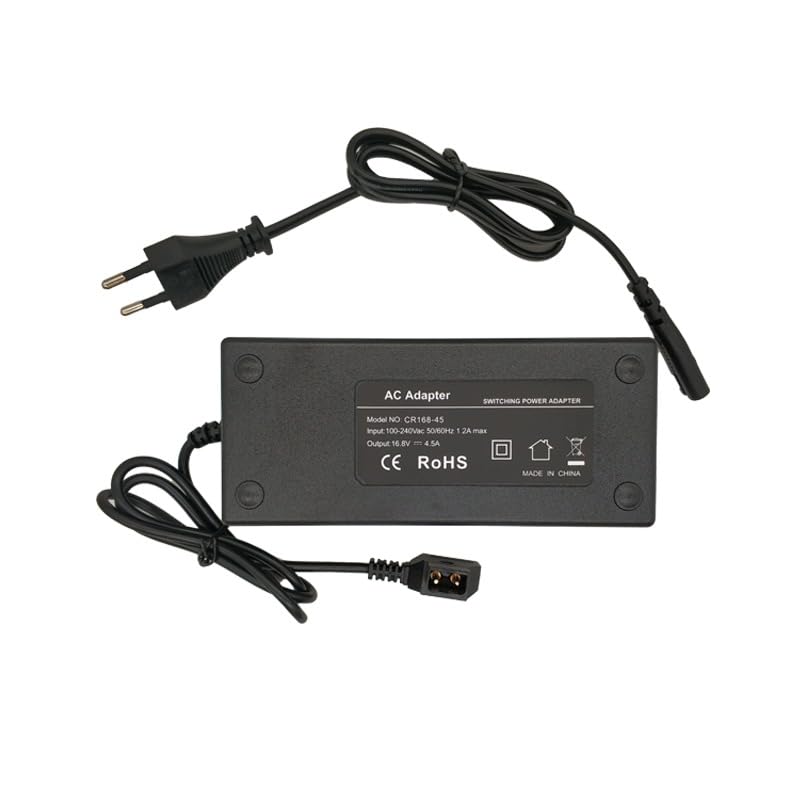 D-Tap Charger for V-Mount/V-Lock/Gold-Mount Batteries. 16.8V, 4.5A Battery Charger for Sony/Panasonic Professional Camera.Broadcasting LiveU/GoLive/TVU/Aviwest Backpack Livekit,LED Light etc.