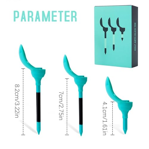 Tees de golf en forme de pétale durables pour un swing stable et précis