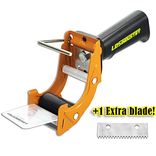 LDS Industry - Pistola dispenser per nastro adesivo con lama extra, TGN01-ORG