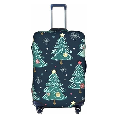 Housse de valise XL élastique étanche blanche - Organiseur de sac et bagage Noël