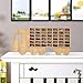 Wasaiggon Wood Toy Car Display Rack, Holds 42 Diecast Cars Model Car Display Case 1/64 Scale Toy Cars Organizer Freestanding or Wall-Mounted Toy Car Storage Cabinet