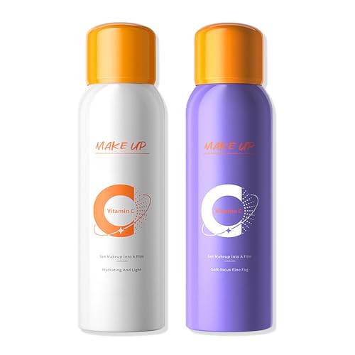 2PCS Makeup Setting Spray for Face,Waterproof Setting Spray for Makeup,Long Lasting Oil Control...
