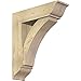 Ekena Millwork BKT0806X28X32THR01RDF Thorton Traditional Rough Sawn Bracket w/Offset Brace, Douglas Fir
