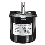 -High torque y bajo ruido. MING-MCZ Duradero Caja de Engranajes eléctrica de Engranajes sincrónicos Velocidad de Motor Reductor AC 220V 60RPM A60KTYZ Fácil de Montar