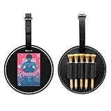 Yoasobi Ayase Ikura ゴルフティーホルスター ゴルフティーベルト ゴルフスパイク収納 Puレザー 収納クリップ ゴルフバッグ 5スロット ベルト付き 軽量 人気 おしゃれ アウトドア スポーツ アクセサリー ゴル用品 初心者 ゴルフ愛好家 プレゼント 男女兼用