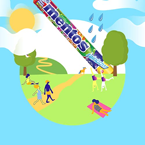 Image of Mentos Rainbow Chewy Dragees, 406 g