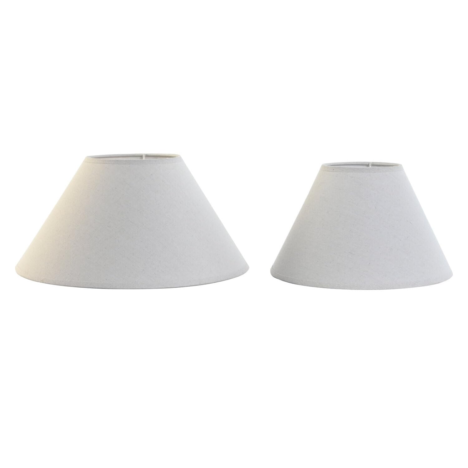 Pantalla lino 45x45x21 E27 abat-jour carré en lin pour lampe à poser