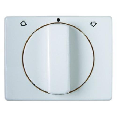 Preisvergleich Produktbild Hager ARSYS Zentralplatte Jalousie Fernbedienung Kunststoff weiß Polar Glanz