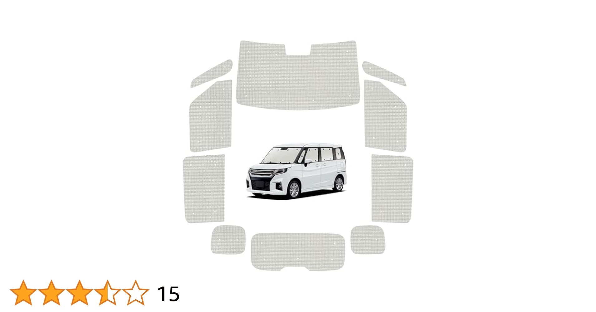 新型 ソリオ MA27/37S系 バンディット サンシェード カーテン 新型 ソリオ MA27/37S系 バンディットの車中泊ならカーテンいら