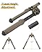 CVLIFE Rifle Bipod Compatible with M-Rail Bipods for Rifles Made of Aluminum and Lightweight High-Strength Polymer Height Adjustment for Hunting and Shooting (Flat Dark Earth)