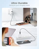 ZKAPOR USB C Kabel Kurz 30CM, Schnellladekabel 3A Schnellladen Typ C Kabel – Ansicht 6