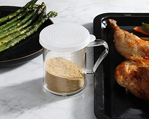 New Star Foodservice 22513 Plastic Dredge With 3 Snap-On Lid, Seasoning Sugar Spice Pepper Shaker, 10 Oz #TOP3