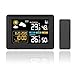 Wielofunkcyjna Stacja Pogodowa, Stacja pogodowa bezprzewodowa wewnętrzna czujnik zewnętrzny termometr higrometr cyfrowy budzik barometr prognozowy kolor barometr