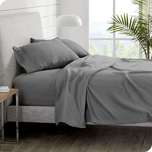 Bare Home Super Soft Fleece Sheet Set - Twin Extra Long Size - Extra Plush Polar Fleece, No-Pilling Bed Sheets - All Season Cozy Warmth (Twin Xl, Grey) #TOP5