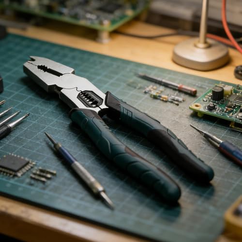 Cortacables alicates multifunción de 9 en 1 para pelar cables 4