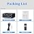 WOOPKER AK45 Pro Amplifier Home Audio Stereo Receivers with Bluetooth 5.0,Max 400W,2.0 Channel Stereo Amplifier System for Home Theater Speakers, Karaoke,Garage,Home Amp with USB,SD,RCA,2 MIC in