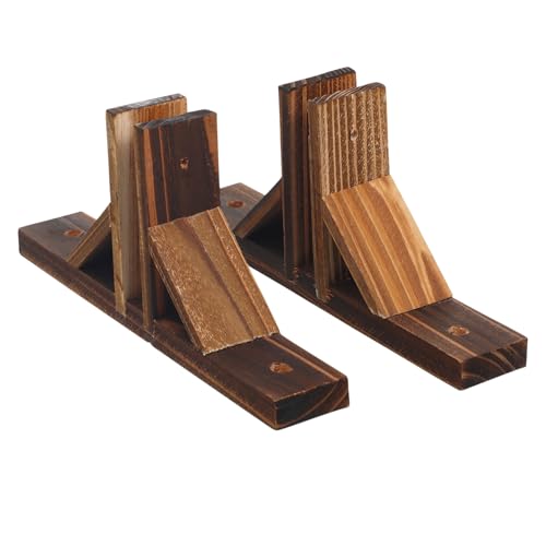 TIDTALEO Supporto per Recinzione da Giardino e Cortile in Legno Stabile e Facile da Installare Base per Recinzione Antiribaltamento, 2 Pezzi