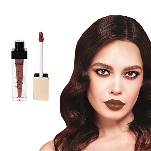 Image of Glam21 Matte Lippie No Transfer Lip Gloss | Lightweight and comfortable| Creamy Matte Formula - 4 gm | Fire N Ice-09