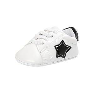 ESTAMICO ESTAMICO Baby Jungen Mädchen Freizeit Weiß Tennis Turnschuhe Erste Wanderschuhe