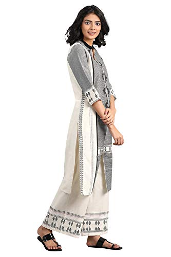 Image of W for Woman Women's High Rise Loose Fit Cotton Flared Pants