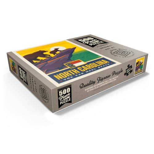 MyPuzzle North Carolina: The Tar Heel State - Rompecabezas Premium de 500 Piezas para Adultos miniatura 3
