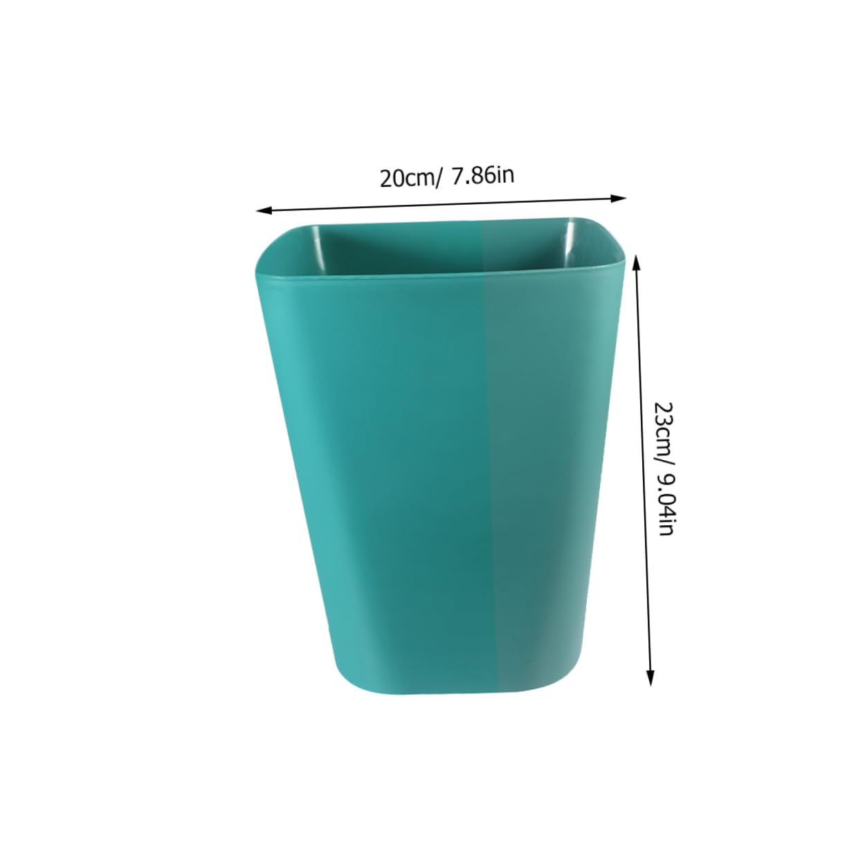 3pcs Small Blue Outdoor Trash Buckets Plastic Waste Bins Multi-use Garbage Containers for Home, Office, and Travel Storage