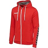 hummel Jungen hmlAUTHENTIC Kids Poly Zip Hoodie, True Red, 176