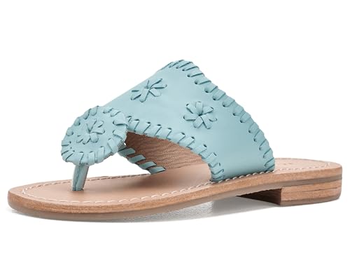 Jack Rogers Girls Jacks Flat Sandals (Little Kid/Big Kid) Light Blue 12 Medium Little Kid by Jack Rogers - Used condition - US$24.76