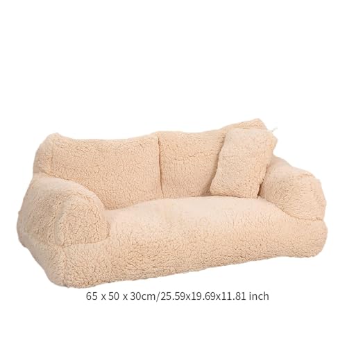 Bothyi Cama para gatos, sofá para gatos internos, fundo macio e antiderrapante, portátil e confortáv