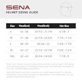 Sena Stryker Harman Kardon kask Bluetooth na całą twarz z funkcją Sound by Harman Kardon z podwójnym wizjerem ze zintegrowanym systemem interkomowym z siatką / MP3 / pokrętłem głosowym (błyszczący