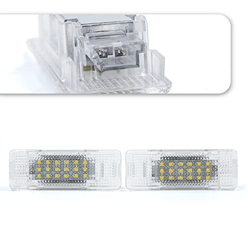 Nslumo 7000K Xenon White Led Courtesy Door Light For Bw E53 X5 E39 E52 Z8 Error Free Led Car Door Welcome Light Footwell Step Lamps Replacement #TOP3