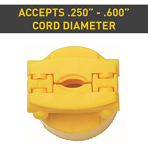 Legrand - Pass & Seymour 15-Amp, Commercial-Grade, Heavy Duty Plug, Yellow #TOP1