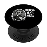 divertente abraham lincoln crypto non è vero divertente soldi meme popsockets popgrip intercambiabile