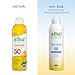 Alba Botanica Sunscreen Spray for Face and Body, Broad Spectrum SPF 50 Sunscreen, Hawaiian Coconut, Water Resistant and Biodegradable, 5 fl. oz. Bottle