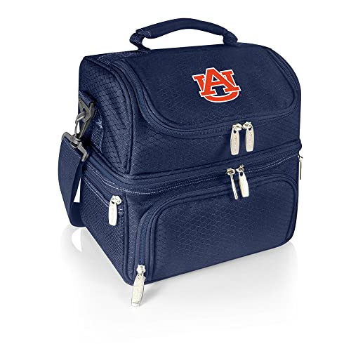 NCAA Auburn Tigers Pranzo Lunch Bag - Insulated Lunch Box with Picnic Set - Lunch Cooler Bag