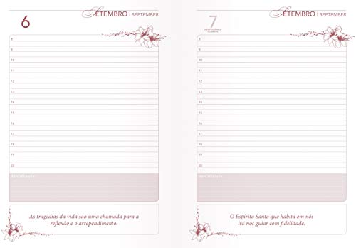 Agenda Permanente feminina - Cinza com brilho 7899981200744
