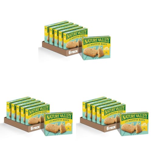 Image of Nature Valley Soft-Baked Muffin Bars, Lemon Poppy Seed, Snack Bars, 5 ct (Pack of 18)