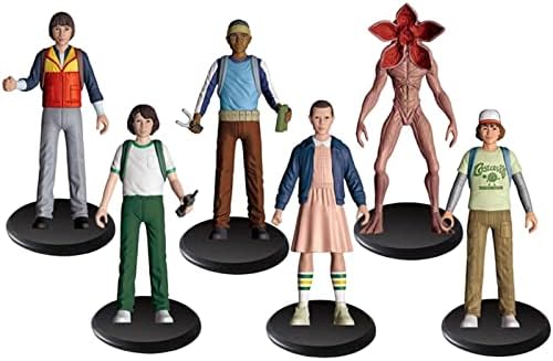 6PCS Strangers Things Pop Figures, Strangers Things Season 4 Memories Merchandise Gifts, Collectible Action Figures for Home Decor, Collectible Model Toys for Kids and Adults