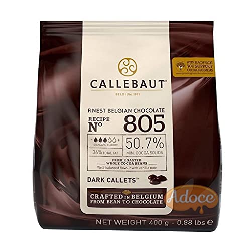 Gotas de Chocolate Meio Amargo 50,7% Cacau 805 400g - Callebaut