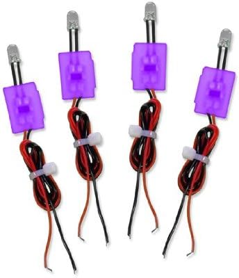Plasmaglow 10324 Purple Extreme LED, (Pack of 4)