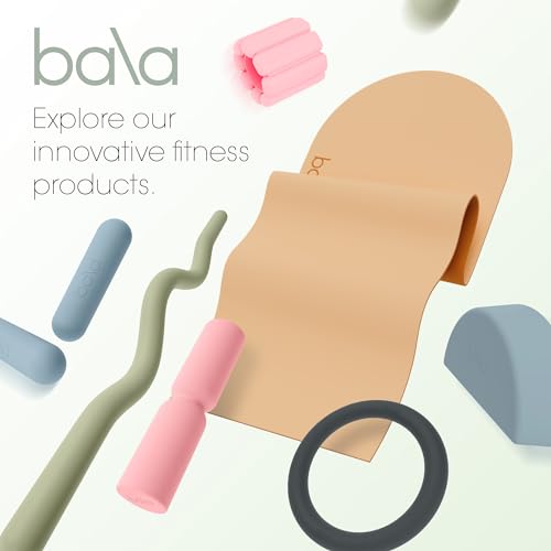 Bala Bangles Wrist & Ankle Weights for Women & Men (Blush) - 2 Pound Adjustable Silicone Weighted Bracelet Set for Gym, Yoga, Pilates, Cardio & Strength Training - Wearable Arm & Leg Workout Weights
