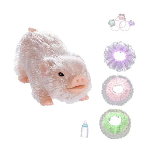 TWTCZOZ Reborn Piggy Doll �Z�b�g �V���R���f�� �w�b�h�o���h �G�v���� �M���r 3D�� �����̖� �ƒ늈�� �R�X�v�� �ʐ^������ɓK�p, ��