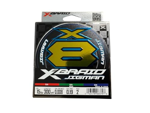 XBRAID X8 JIGMAN BRAID 40LB 300Y MULTI PE#4